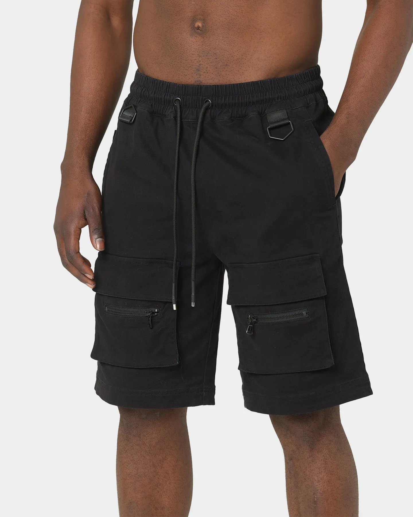 The Anti Order Centurion Cargo Shorts Black