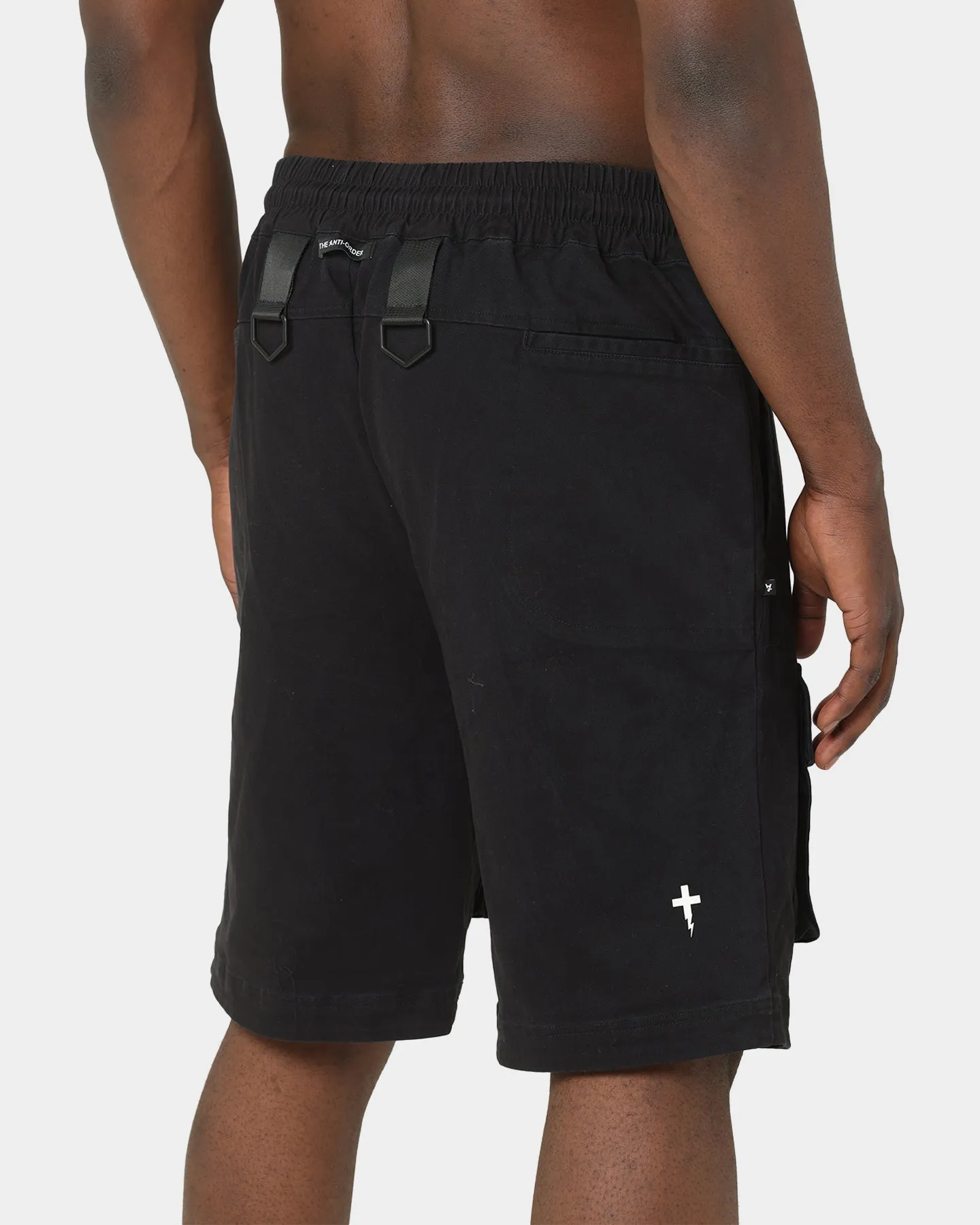 The Anti Order Centurion Cargo Shorts Black