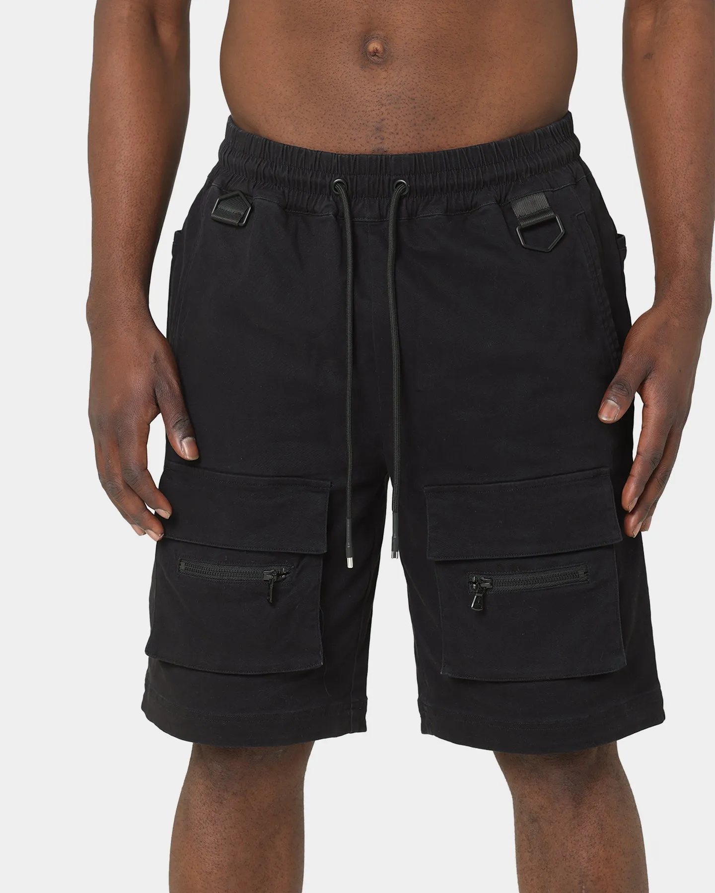 The Anti Order Centurion Cargo Shorts Black