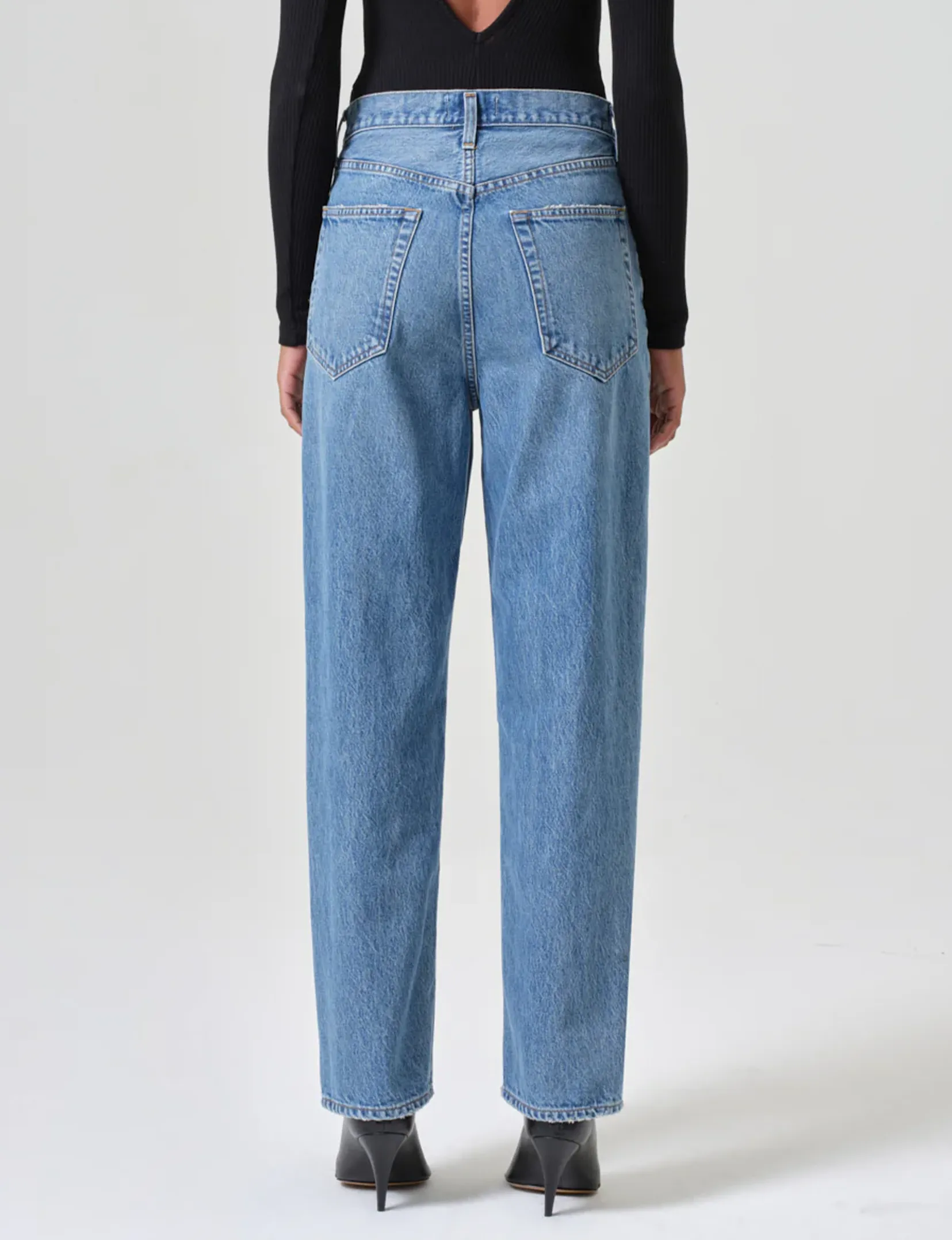 V-Waist Baggy Jean, Fairway