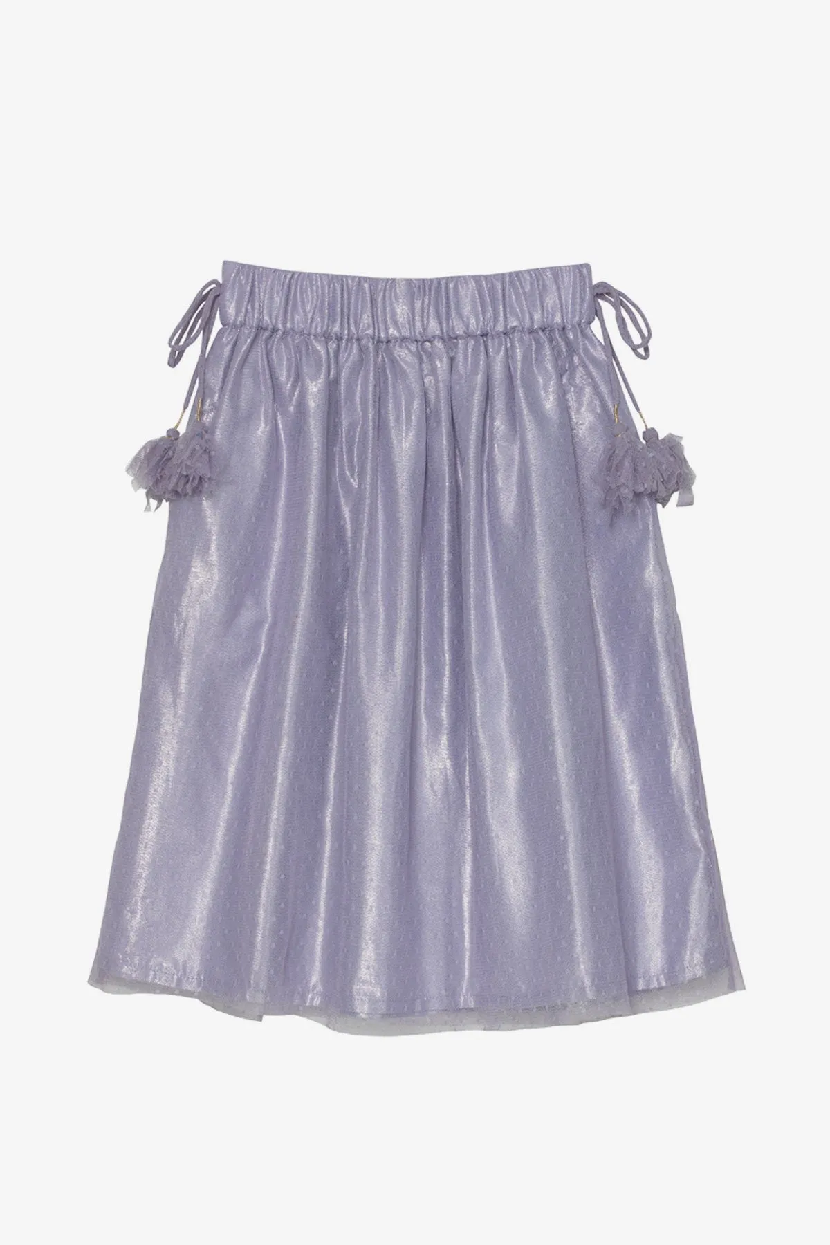 Velveteen Violet Midi Length Girls Skirt