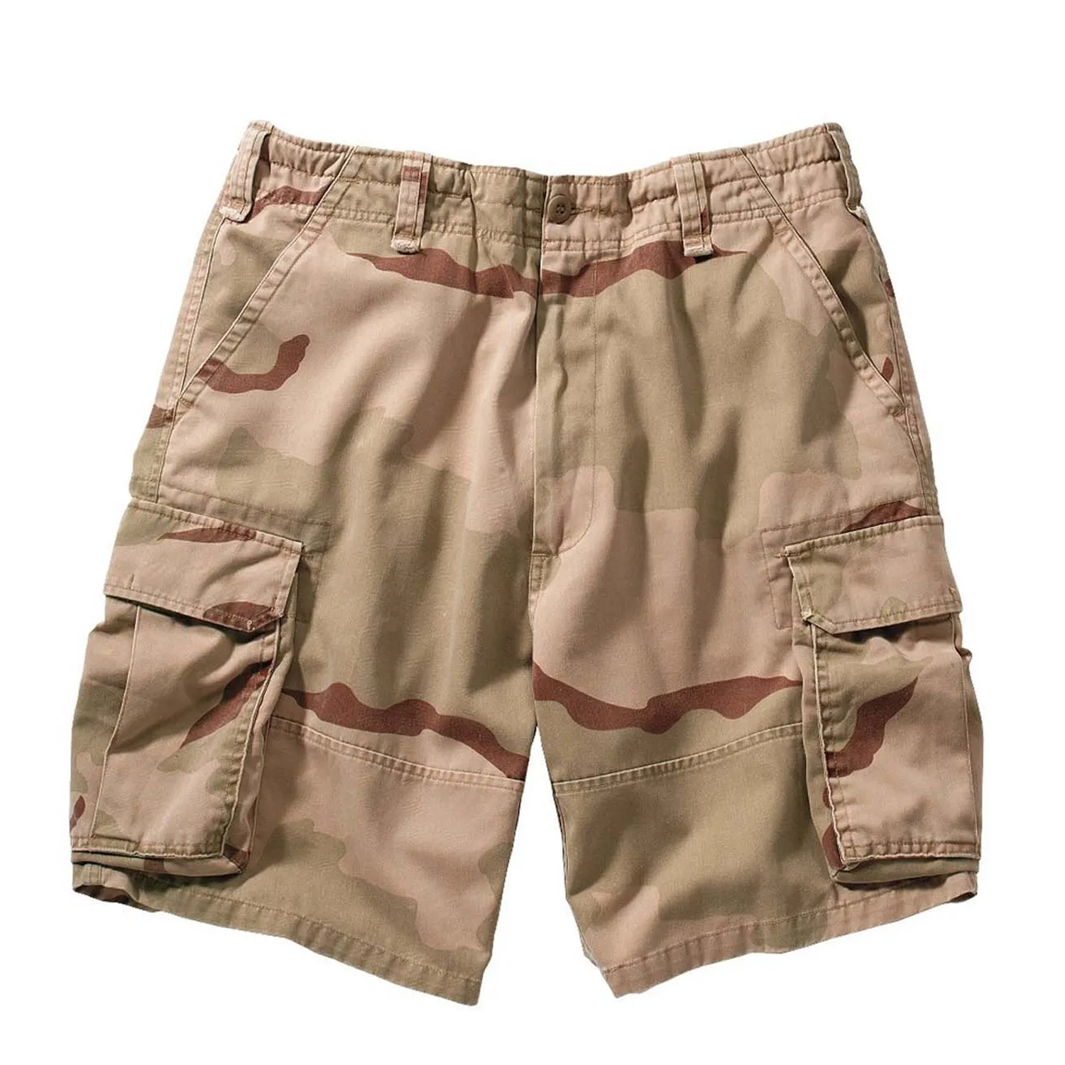 Vintage Camo Paratrooper Cargo Shorts