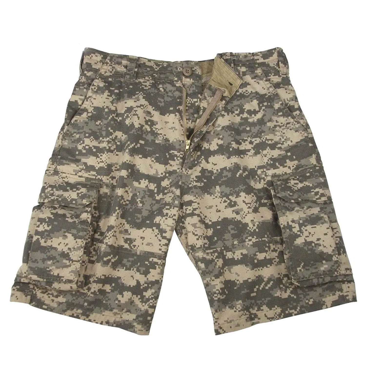 Vintage Camo Paratrooper Cargo Shorts