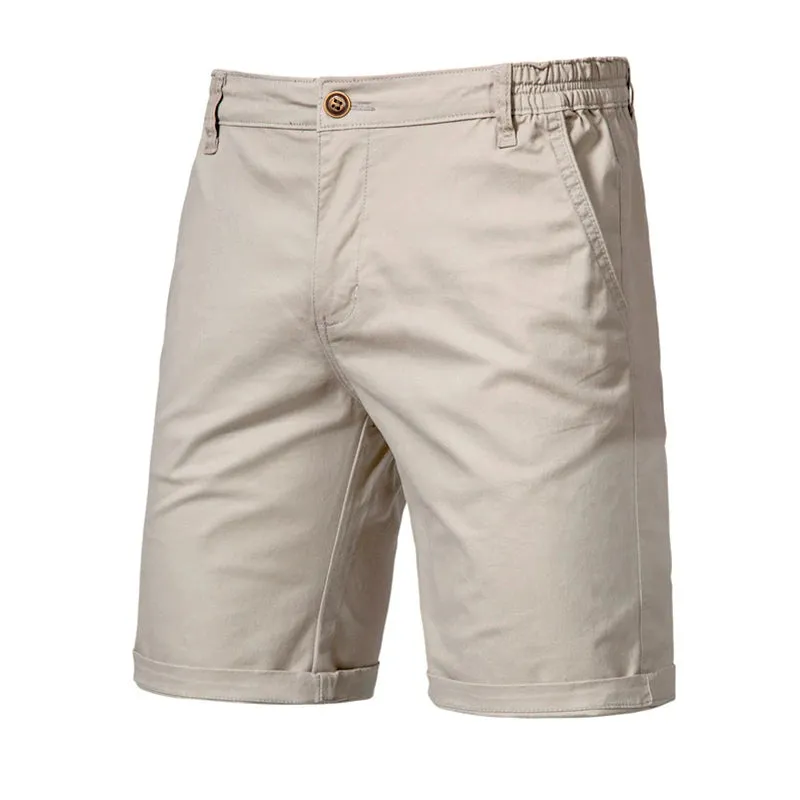 West Louis™ Summer Cotton Solid Casual Shorts