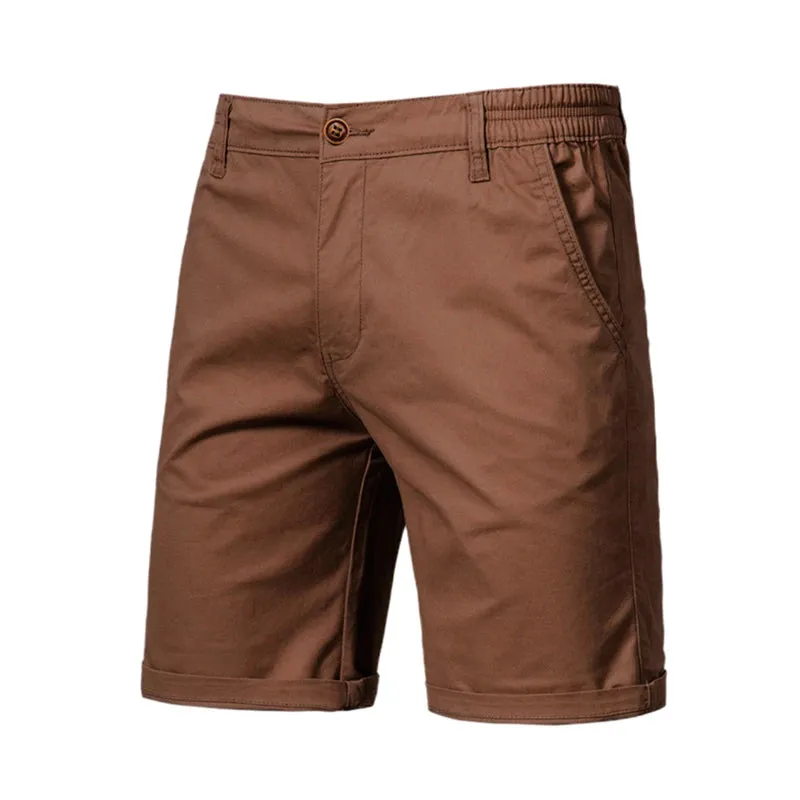 West Louis™ Summer Cotton Solid Casual Shorts