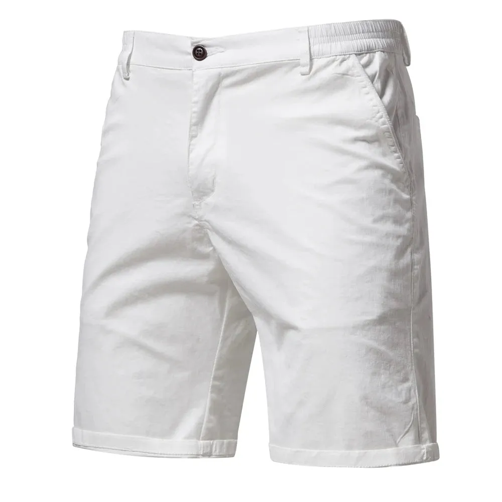 West Louis™ Summer Cotton Solid Casual Shorts