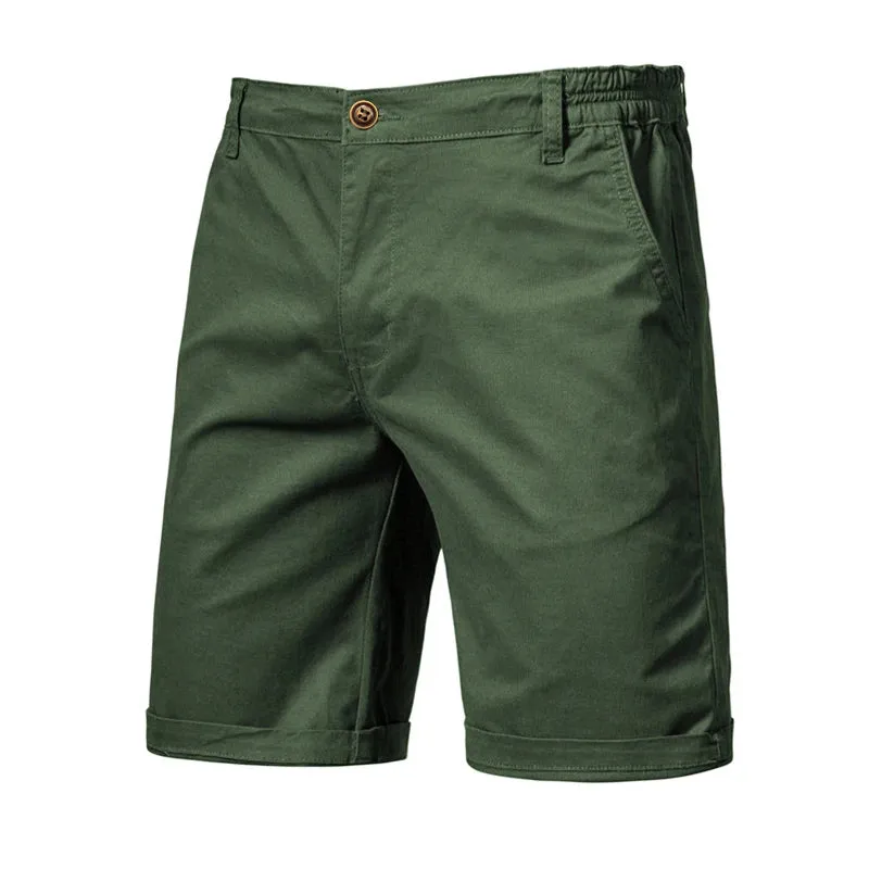 West Louis™ Summer Cotton Solid Casual Shorts