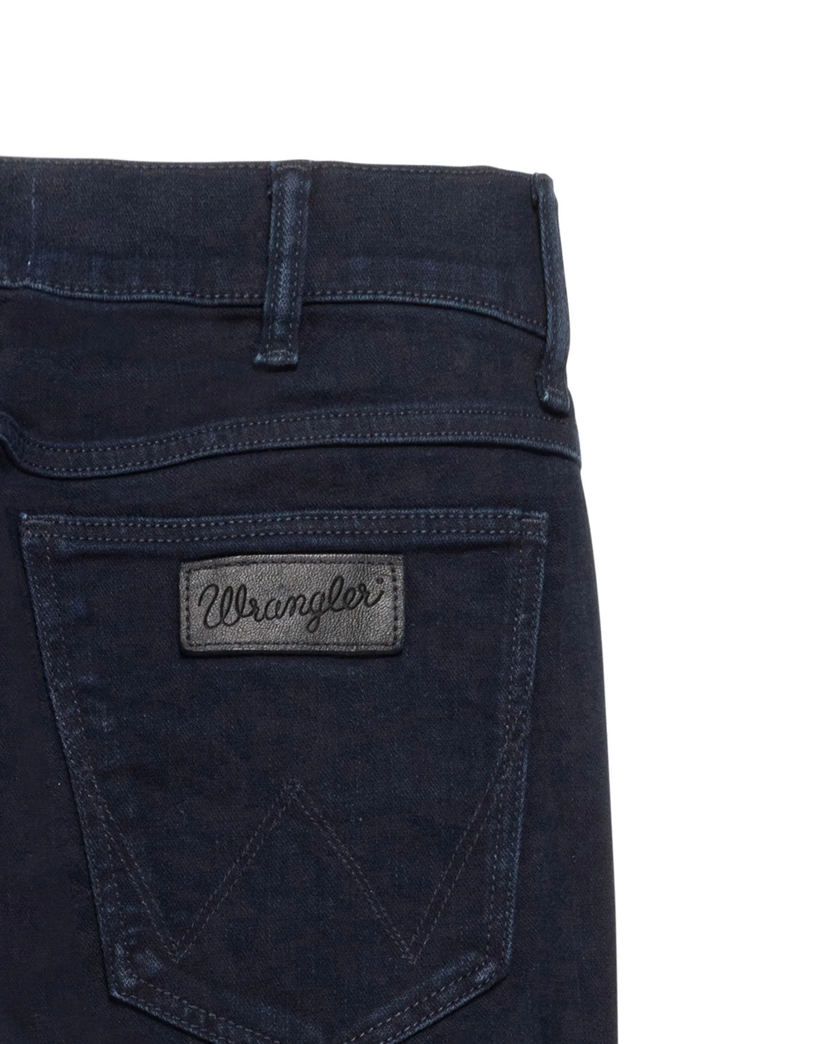 Wrangler Greensboro Regular Fit Mens Jeans - Black Back (Blue)