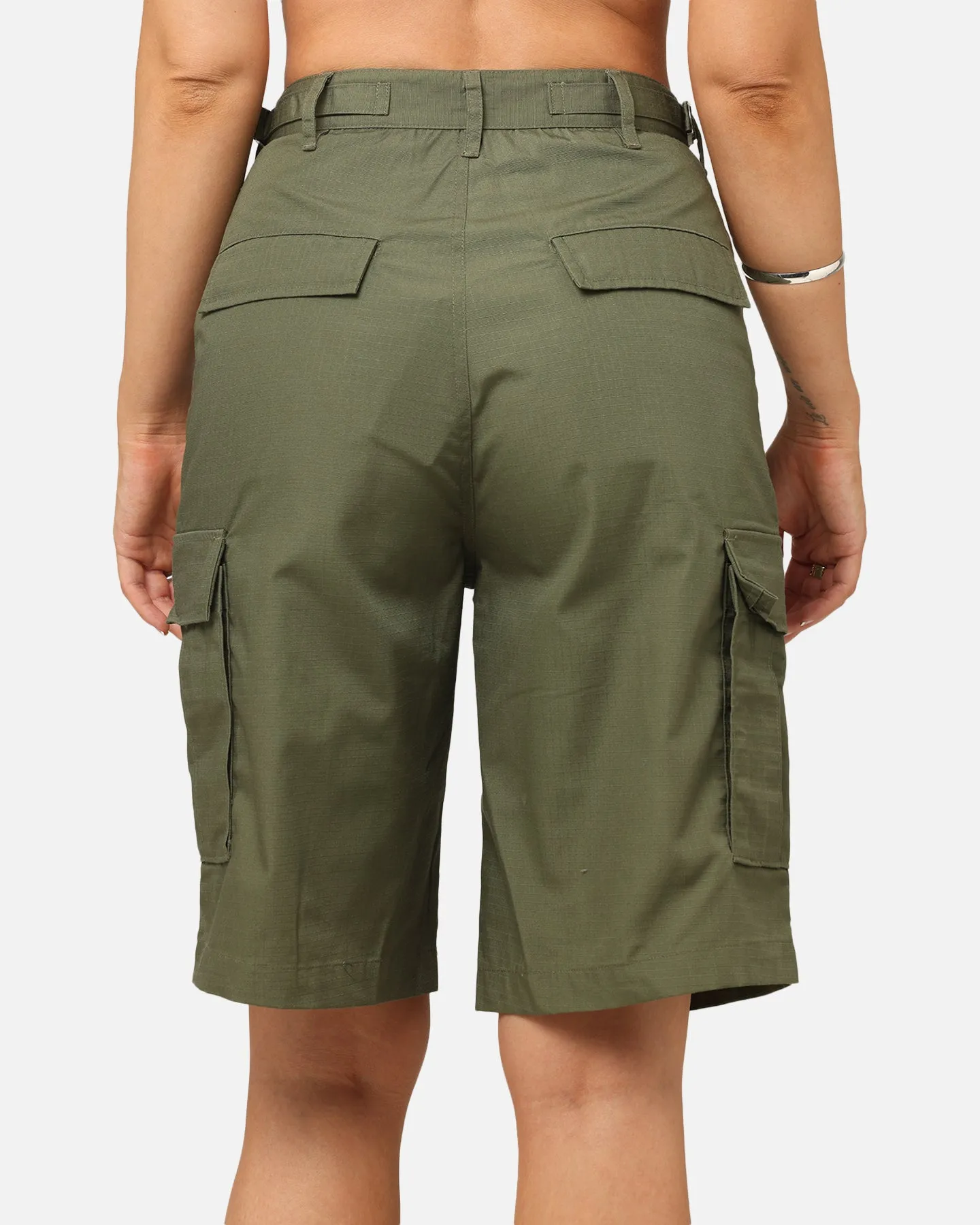 X-Girl Women's Easy Cargo Shorts Flight Green