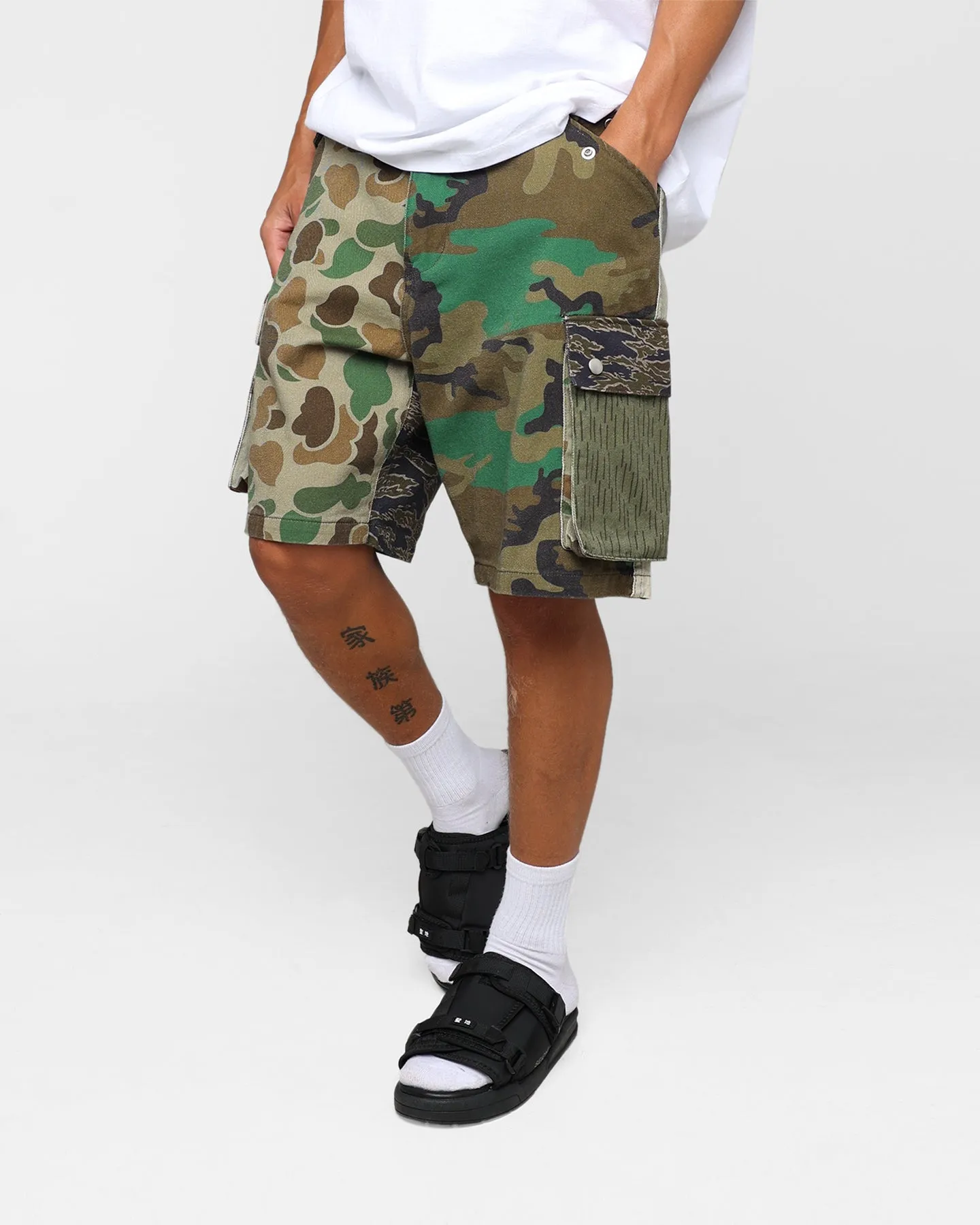 X-Large Crazy Camo Cargo Shorts Camo