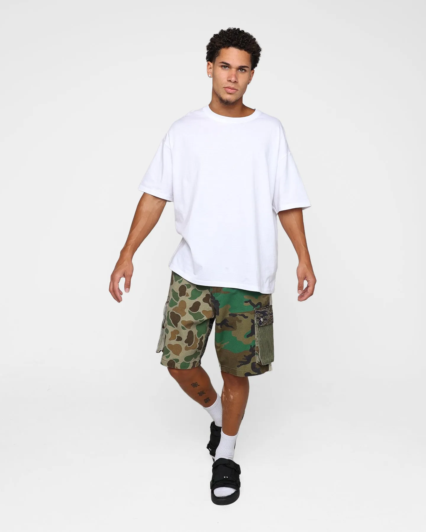 X-Large Crazy Camo Cargo Shorts Camo