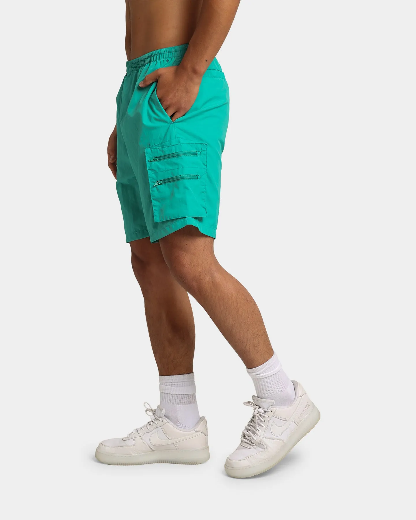 XLARGE Nylon Cargo Shorts Teal